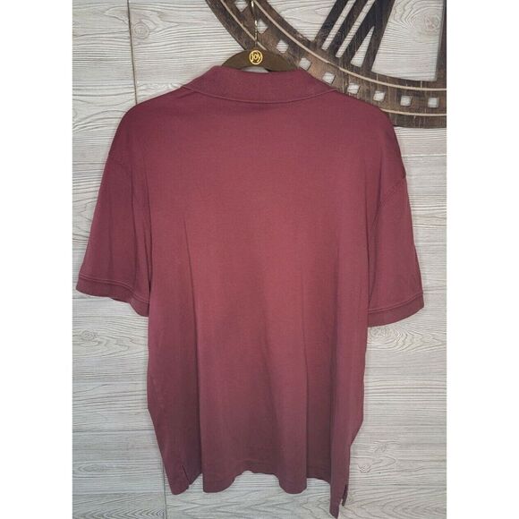 L.L. Bean Polo Mens SZ L RED Golf Cotton - Picture 6 of 6